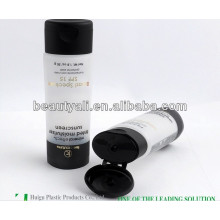 1.6oz oval cosmetic tube with flip top plastic cap